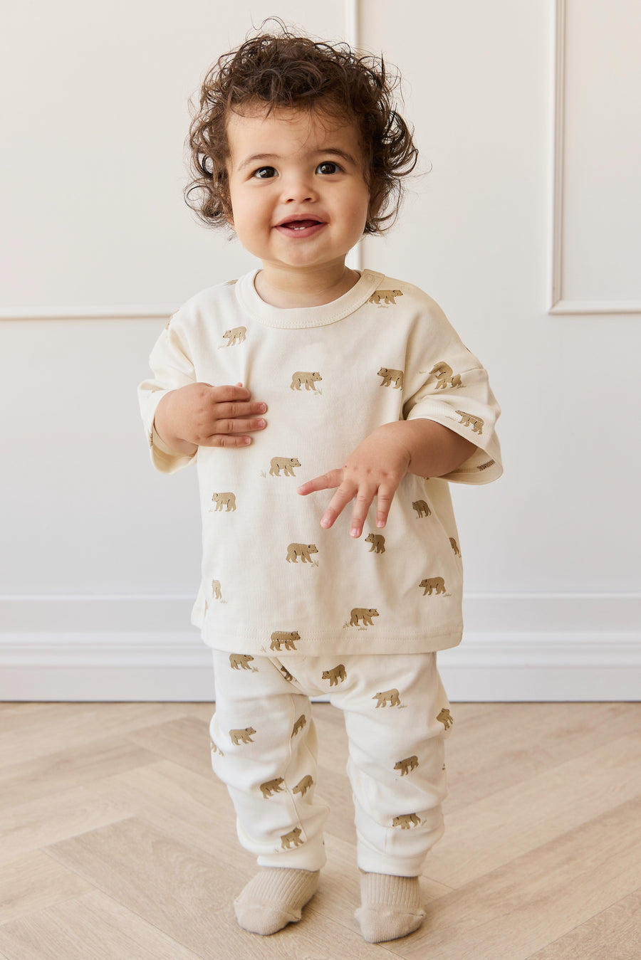 Pima Cotton Wesley Pant - Cub Walk Samoyed Childrens Pant from Jamie Kay NZ