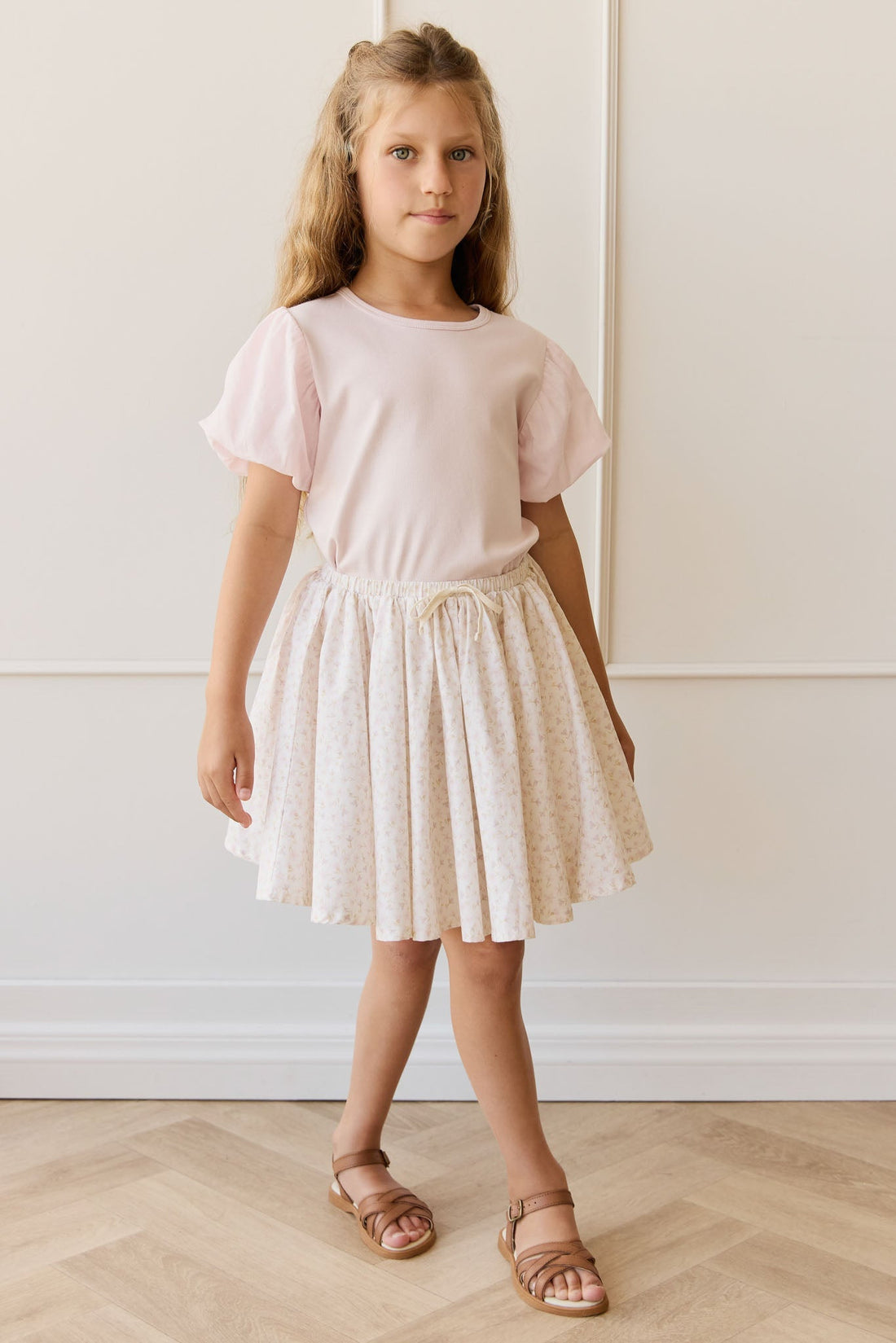 Organic Cotton Winnie Skirt - Aries Mauve Childrens Skirt from Jamie Kay NZ