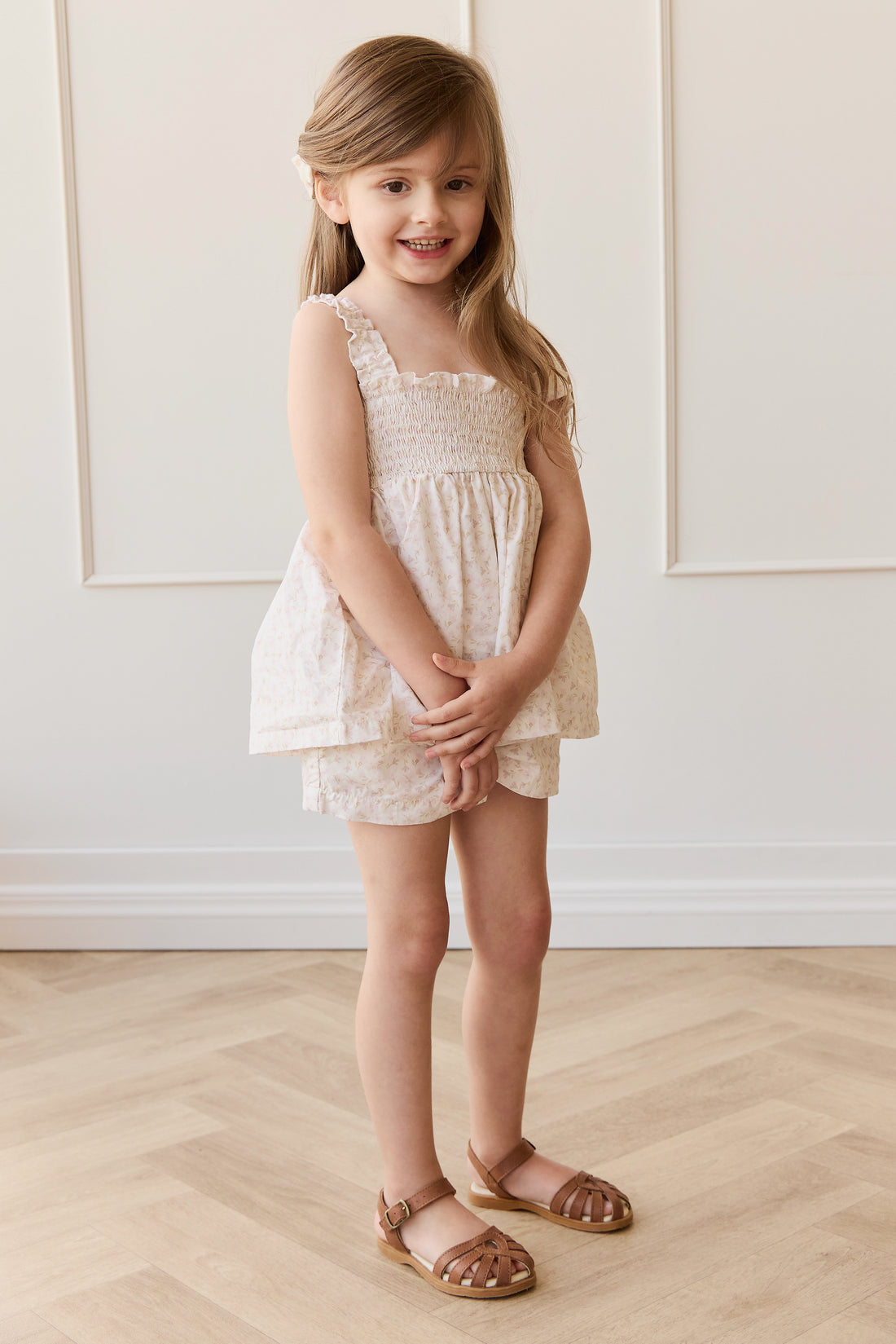 Organic Cotton Tiana Top - Aries Mauve Childrens Top from Jamie Kay NZ