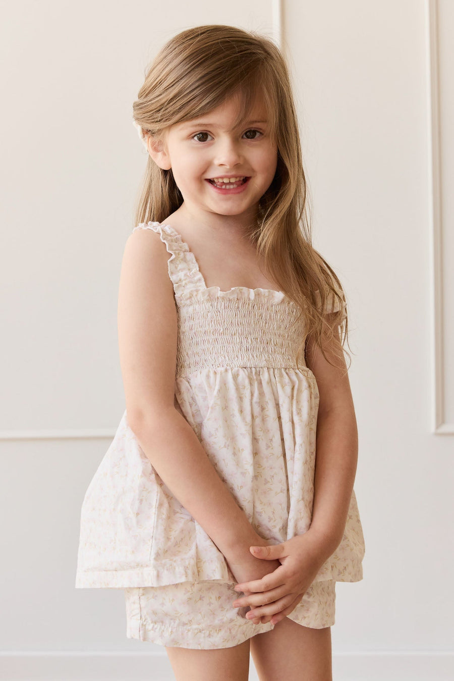 Organic Cotton Emelia Short - Aries Mauve Childrens Short from Jamie Kay NZ