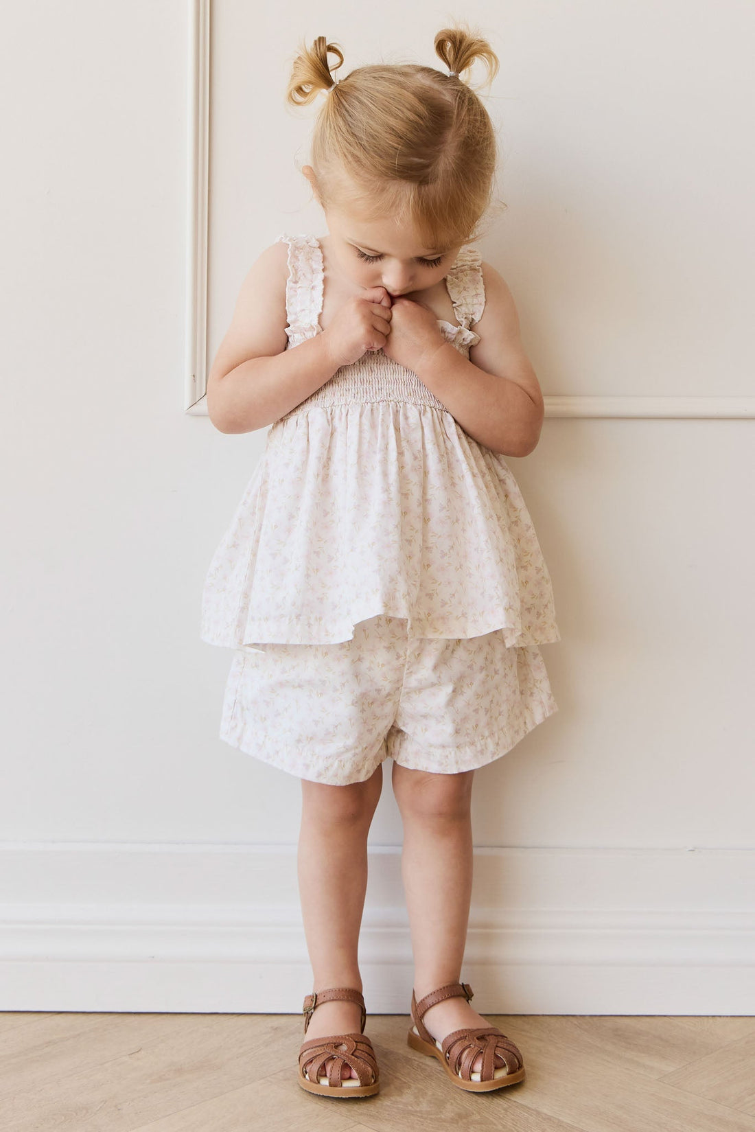 Organic Cotton Tiana Top - Aries Mauve Childrens Top from Jamie Kay NZ