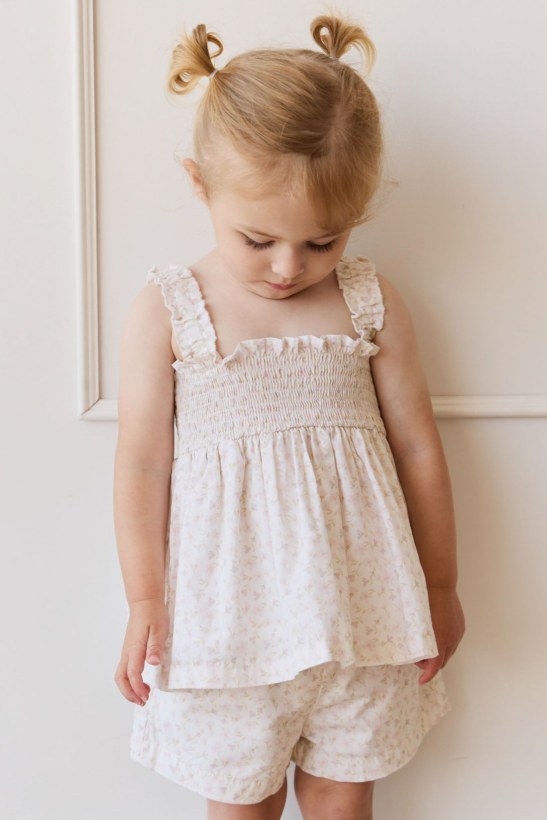 Organic Cotton Emelia Short - Aries Mauve Childrens Short from Jamie Kay NZ
