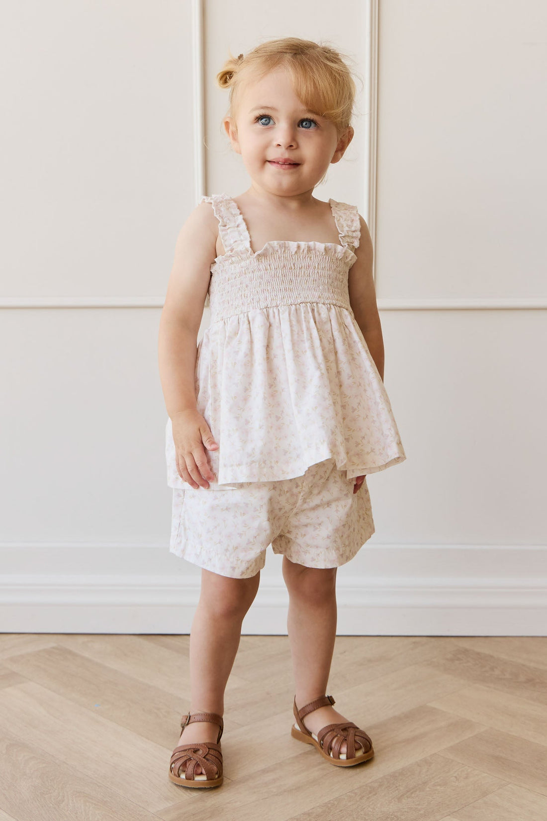 Organic Cotton Emelia Short - Aries Mauve Childrens Short from Jamie Kay NZ