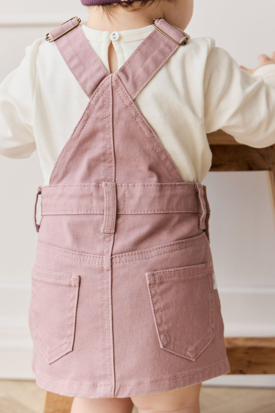 Classic Overall Dress - Dreamy Pink Childrens Overall from Jamie Kay NZ