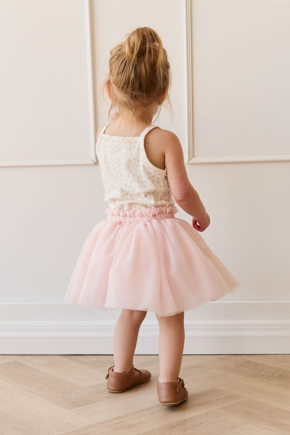 Lilah Skirt - Soft Misty Rose Childrens Skirt from Jamie Kay NZ