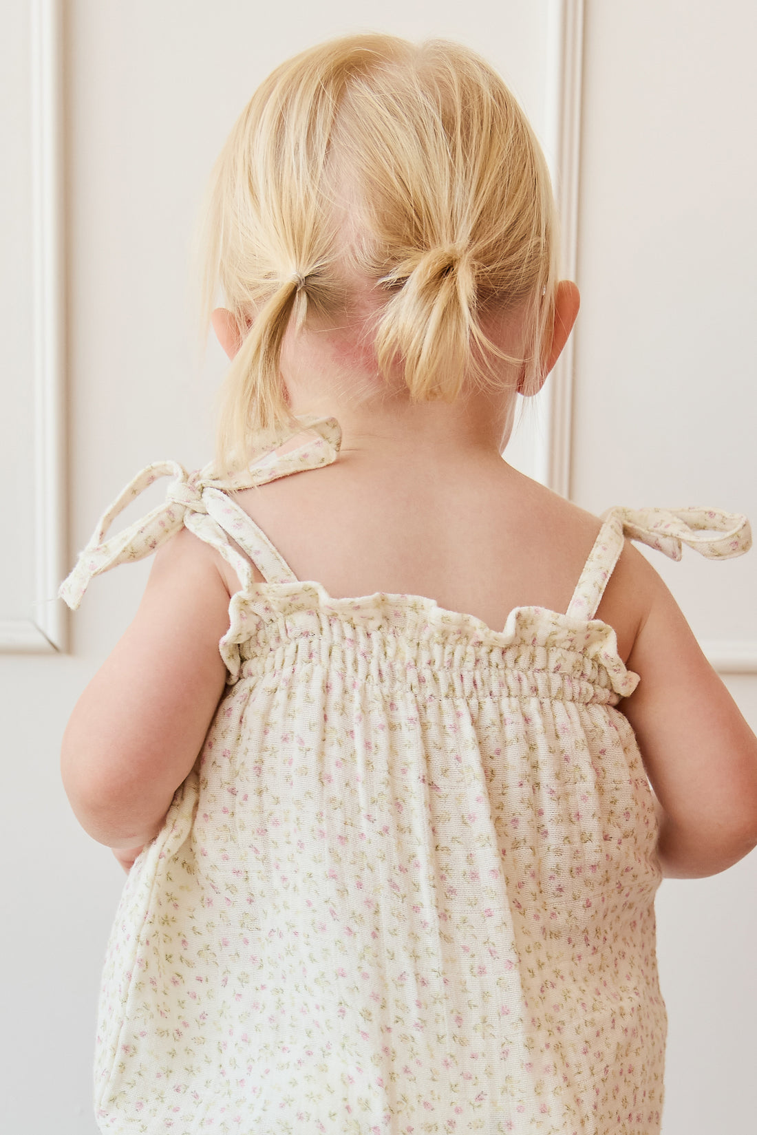 Organic Cotton Muslin Myla Jumpsuit - Pippa Pink Childrens Jumpsuit from Jamie Kay NZ