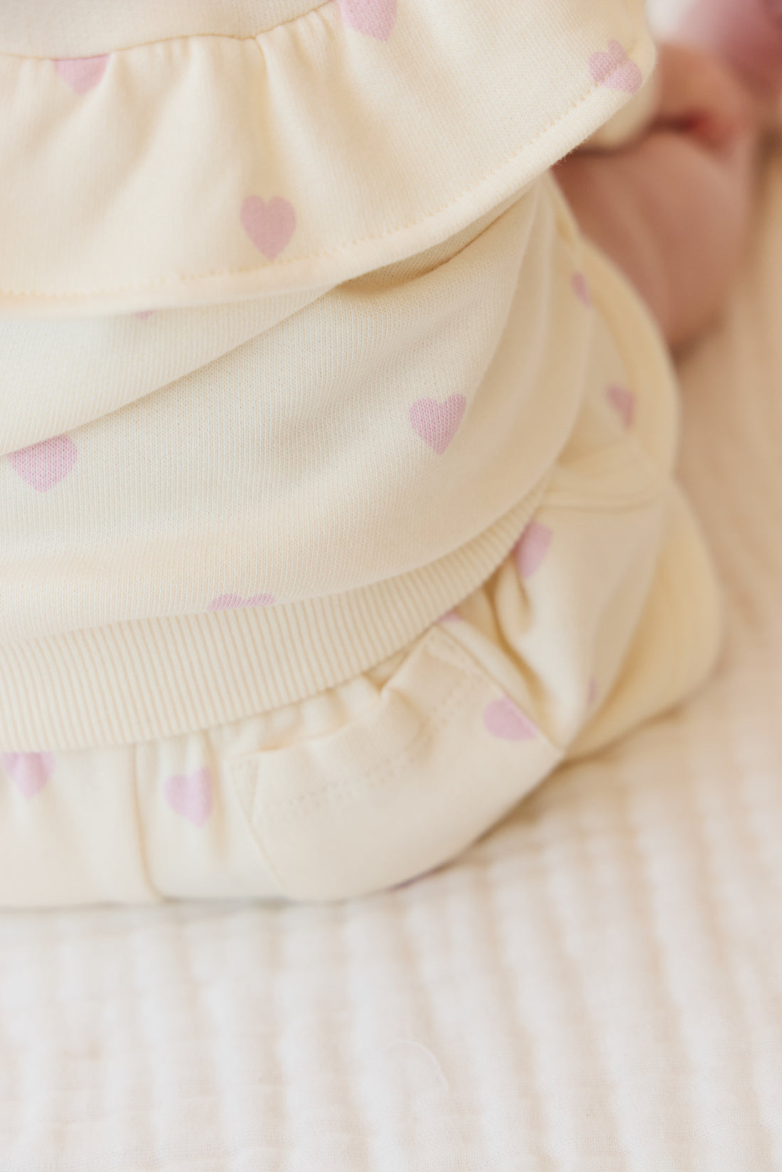 Organic Cotton Monroe Short - Mon Amour Lotus Childrens Short from Jamie Kay NZ