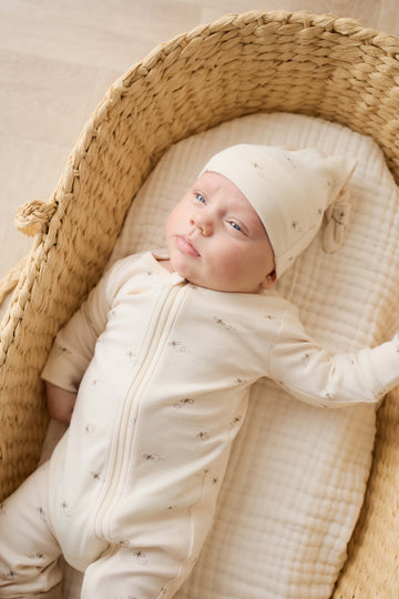 Organic Cotton Knot Beanie - Bumblebees Childrens Beanie from Jamie Kay NZ