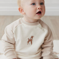 Organic Cotton Tao Sweatshirt - Fable Deer Cloud Childrens Top from Jamie Kay NZ