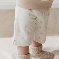 Pima Cotton Marley Short - Fable Deer Cloud Childrens Short from Jamie Kay NZ