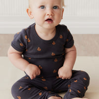 Organic Cotton Hudson Short Sleeve Bodysuit - Fox Cubs Constellation Childrens Bodysuit from Jamie Kay NZ