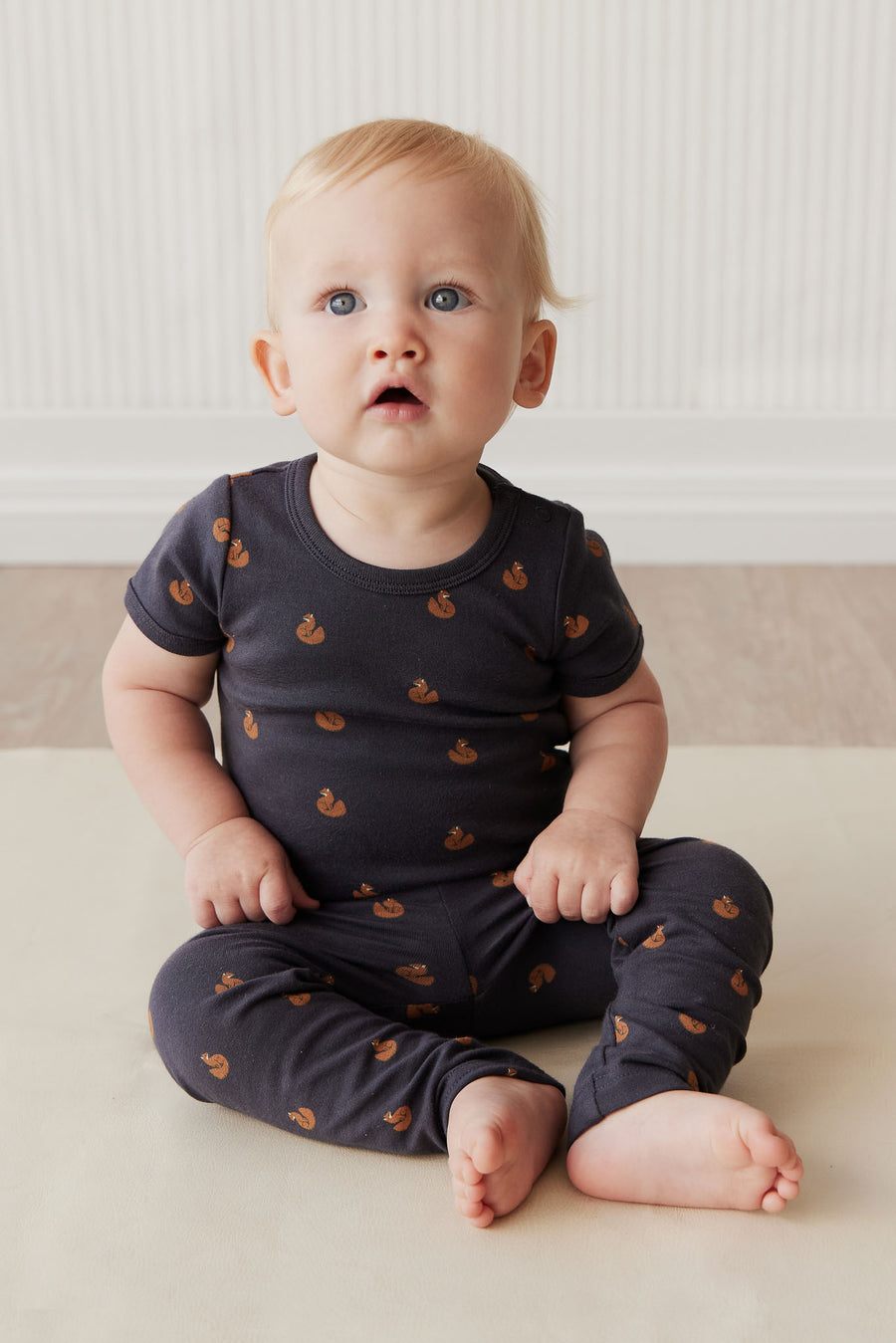 Organic Cotton Everyday Legging - Fox Cubs Constellation Childrens Legging from Jamie Kay NZ