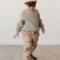 Cillian Cord Pant - Fawn Childrens Pant from Jamie Kay NZ