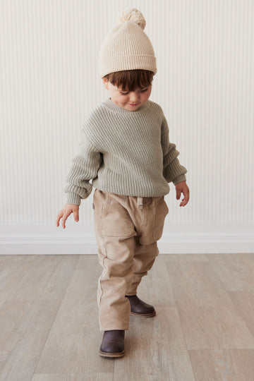 Cillian Cord Pant - Fawn Childrens Pant from Jamie Kay NZ