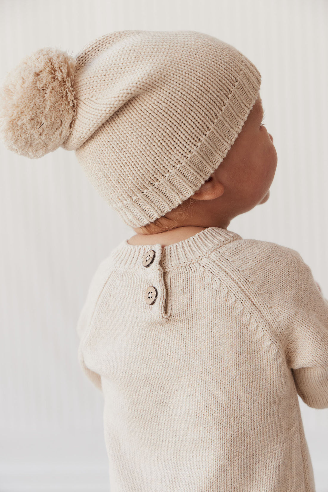 Theo Onepiece - Oatmeal Marle Hedgehog Childrens Onepiece from Jamie Kay NZ