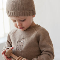 Ethan Jumper - Doe Marle Deer Childrens Jumper from Jamie Kay NZ