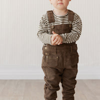 Arlo Cord Overall - Deep Olive Childrens Overall from Jamie Kay NZ