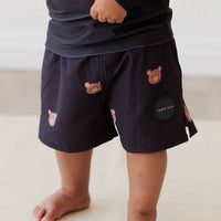 Noah Short - Constellation Bear Childrens Swimwear from Jamie Kay NZ