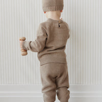 Ethan Jumper - Doe Marle Deer Childrens Jumper from Jamie Kay NZ