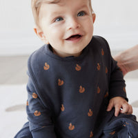 Organic Cotton Bib - Fox Cubs Constellation Childrens Bib from Jamie Kay NZ