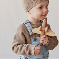 Arlo Twill Overall - Washed Denim Childrens Overall from Jamie Kay NZ