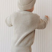 Leon Knitted Beanie - Willow Childrens Hat from Jamie Kay NZ