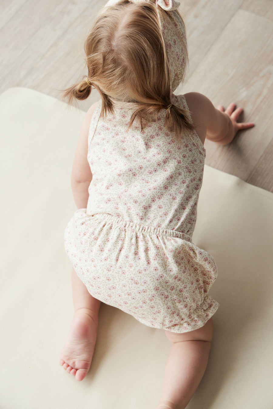 Organic Cotton Bridget Singlet Bodysuit - Emmy Egret Childrens Bodysuit from Jamie Kay NZ