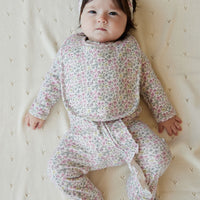 Organic Cotton Melanie Onepiece - Fifi Mini Slightly Pink Childrens Onepiece from Jamie Kay NZ