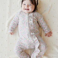 Organic Cotton Melanie Onepiece - Fifi Mini Slightly Pink Childrens Onepiece from Jamie Kay NZ