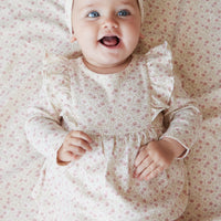 Organic Cotton Vivienne Playsuit - Emmy Egret Childrens Playsuit from Jamie Kay NZ