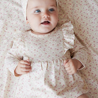 Organic Cotton Vivienne Playsuit - Emmy Egret Childrens Playsuit from Jamie Kay NZ