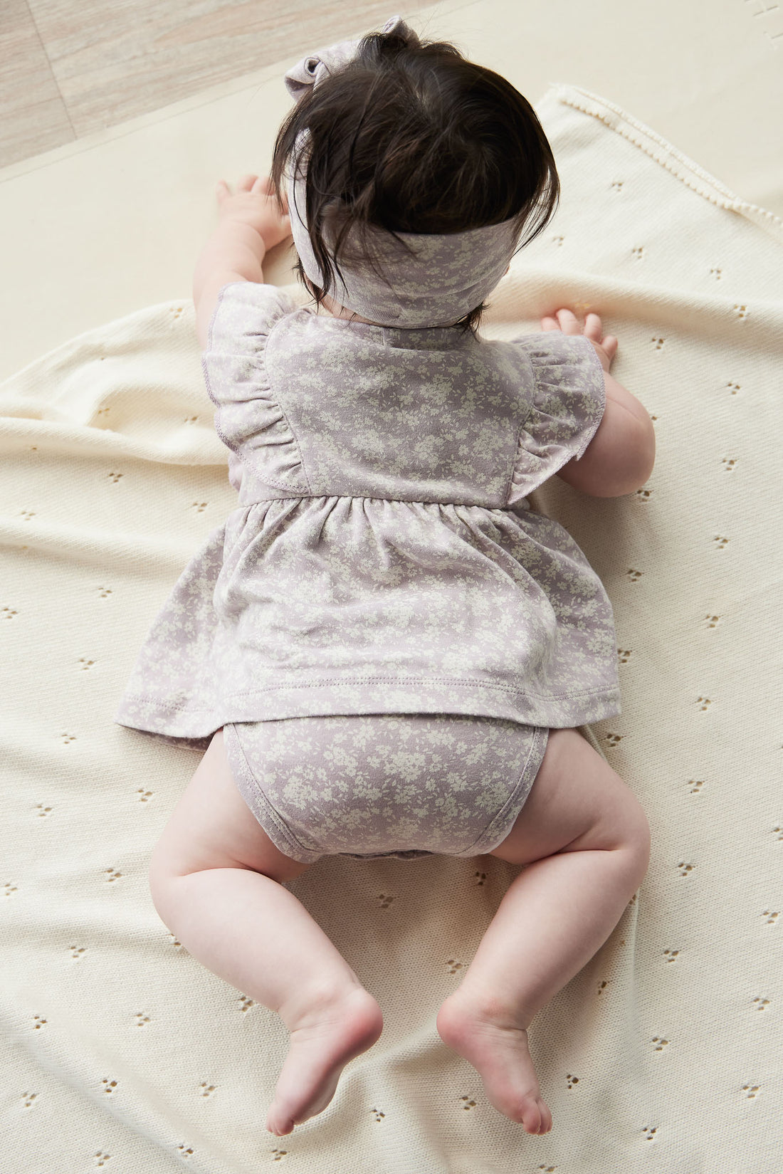 Organic Cotton Elianna Playsuit - Sadie Luna Childrens Playsuit from Jamie Kay NZ