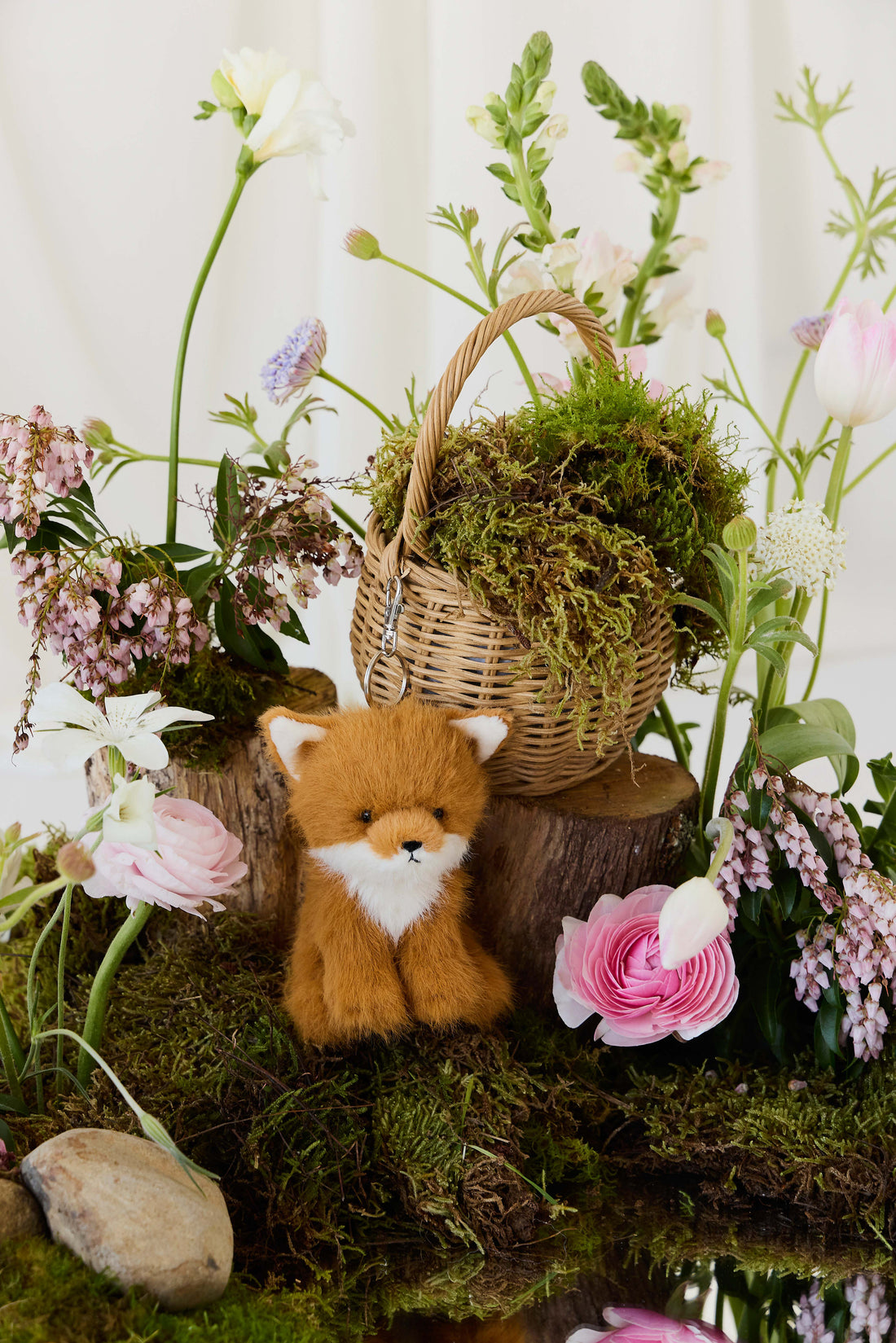 Snuggle Bunnies - Archie Keyring - Natural Childrens Toys from Jamie Kay NZ