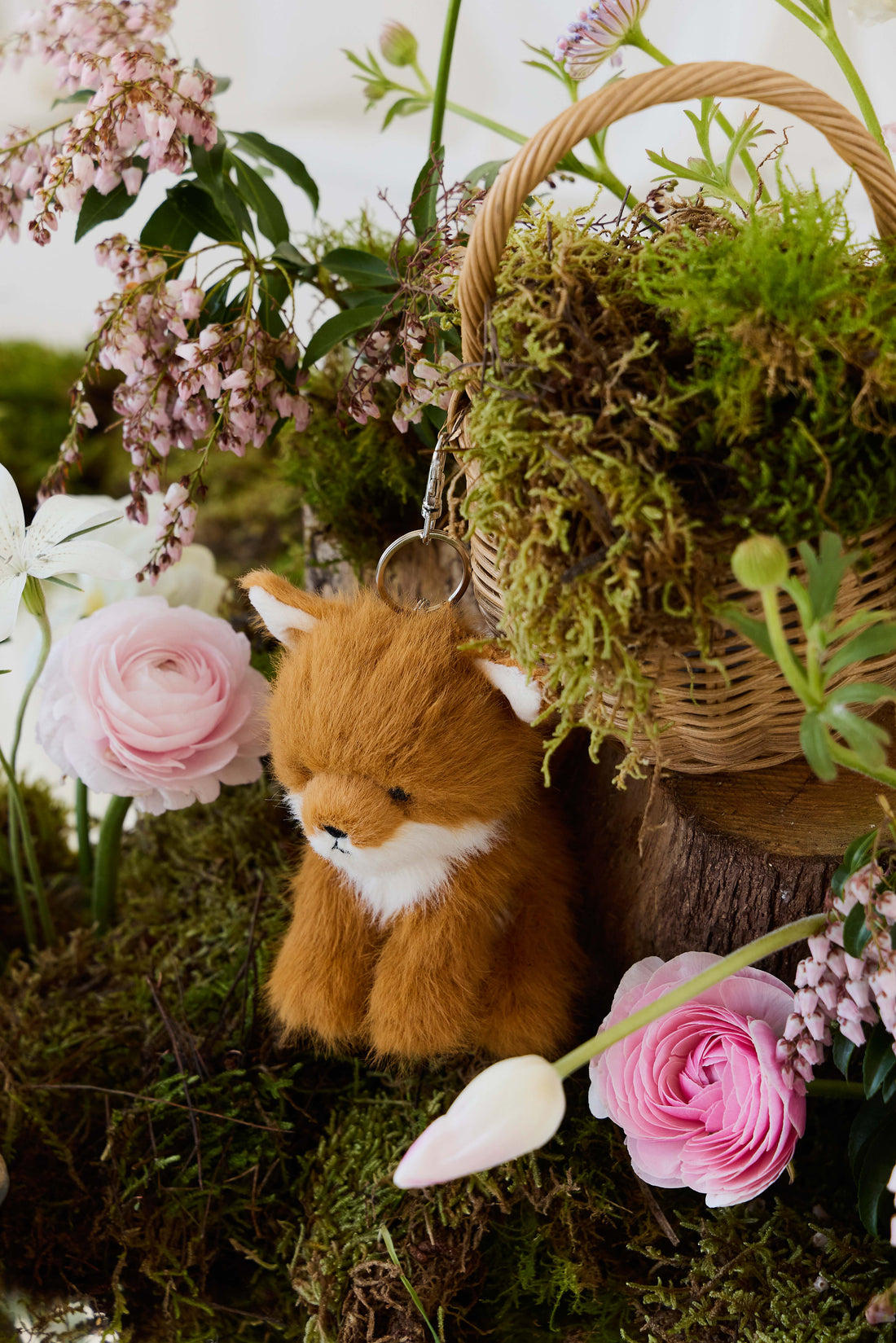 Snuggle Bunnies - Archie Keyring - Natural Childrens Toys from Jamie Kay NZ