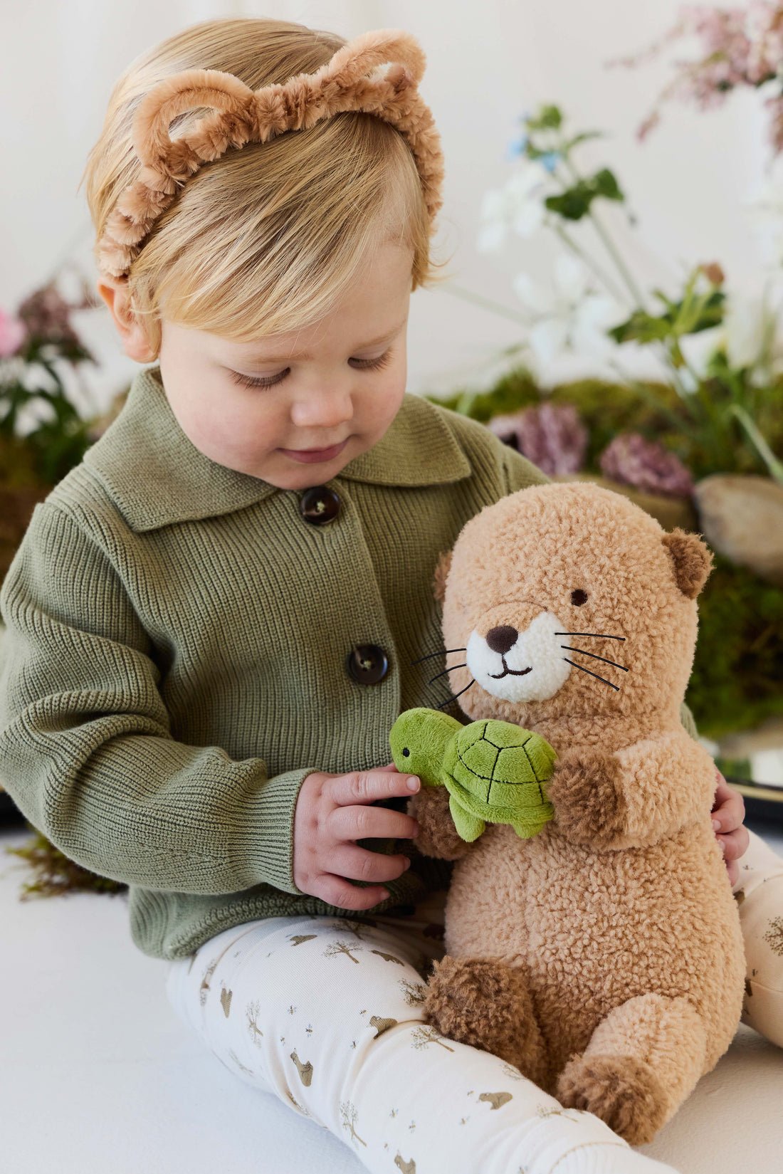Snuggle Bunnies - Ollie the Otter - Cocoa Childrens Toys from Jamie Kay NZ