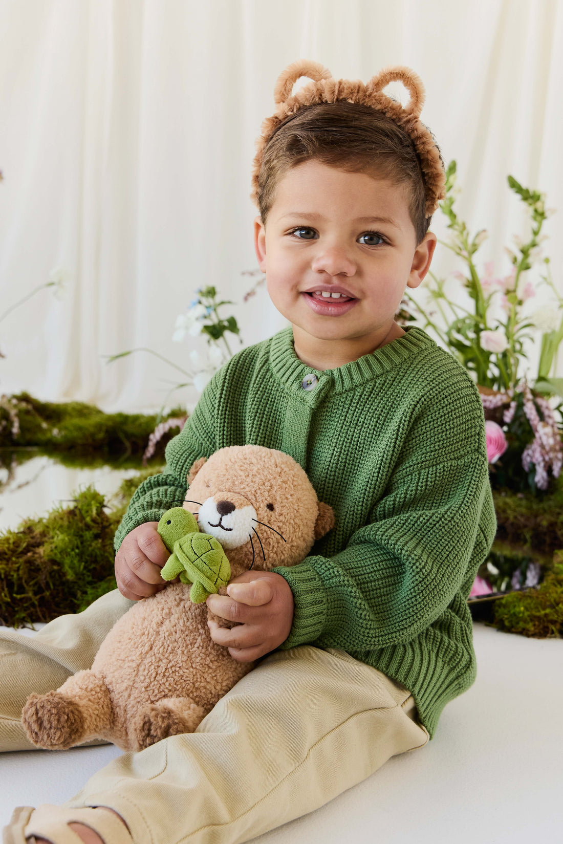 Snuggle Bunnies - Ollie the Otter - Cocoa Childrens Toys from Jamie Kay NZ