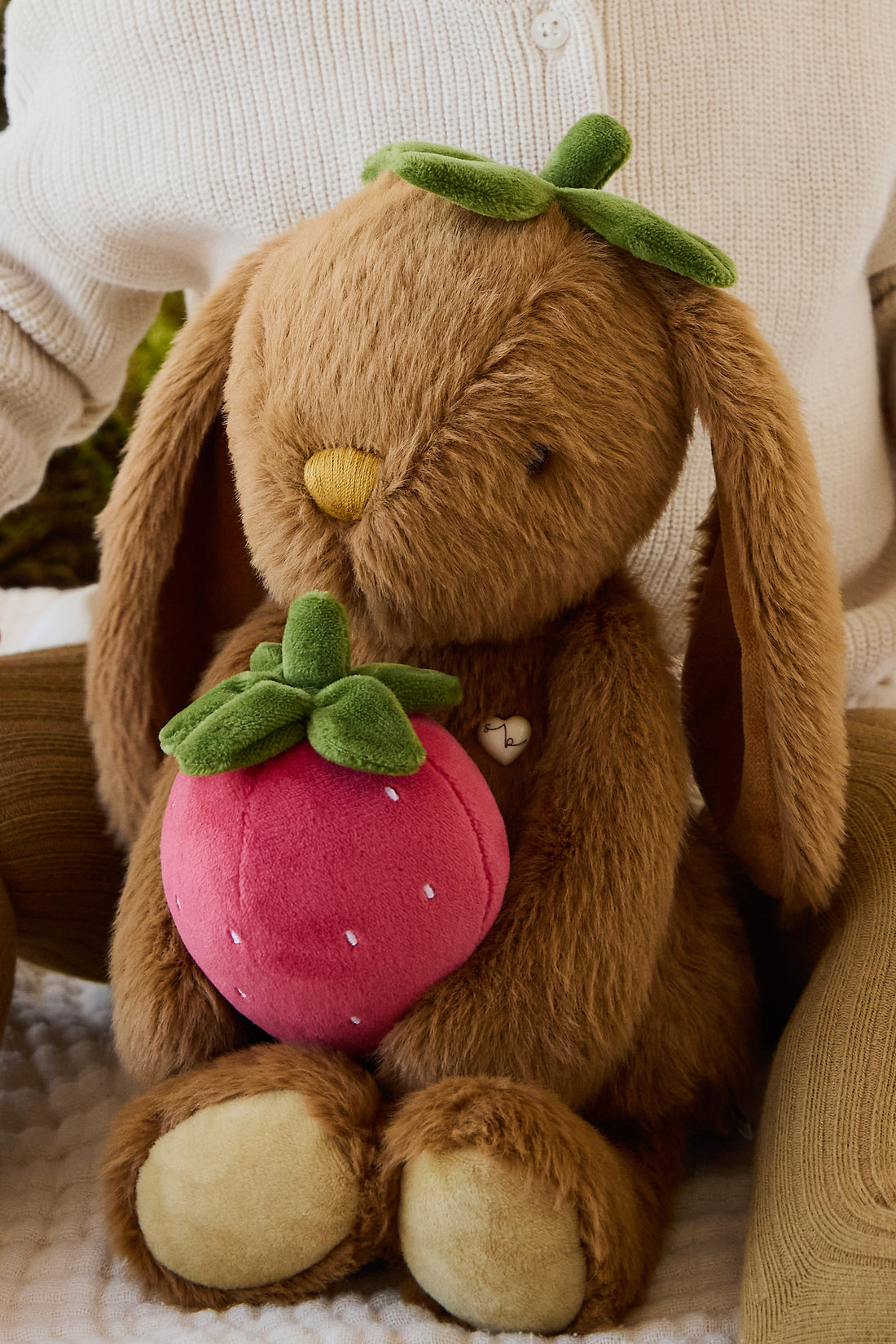 Snuggle Bunnies - Strawberry Penelope - Oak Childrens Toys from Jamie Kay NZ