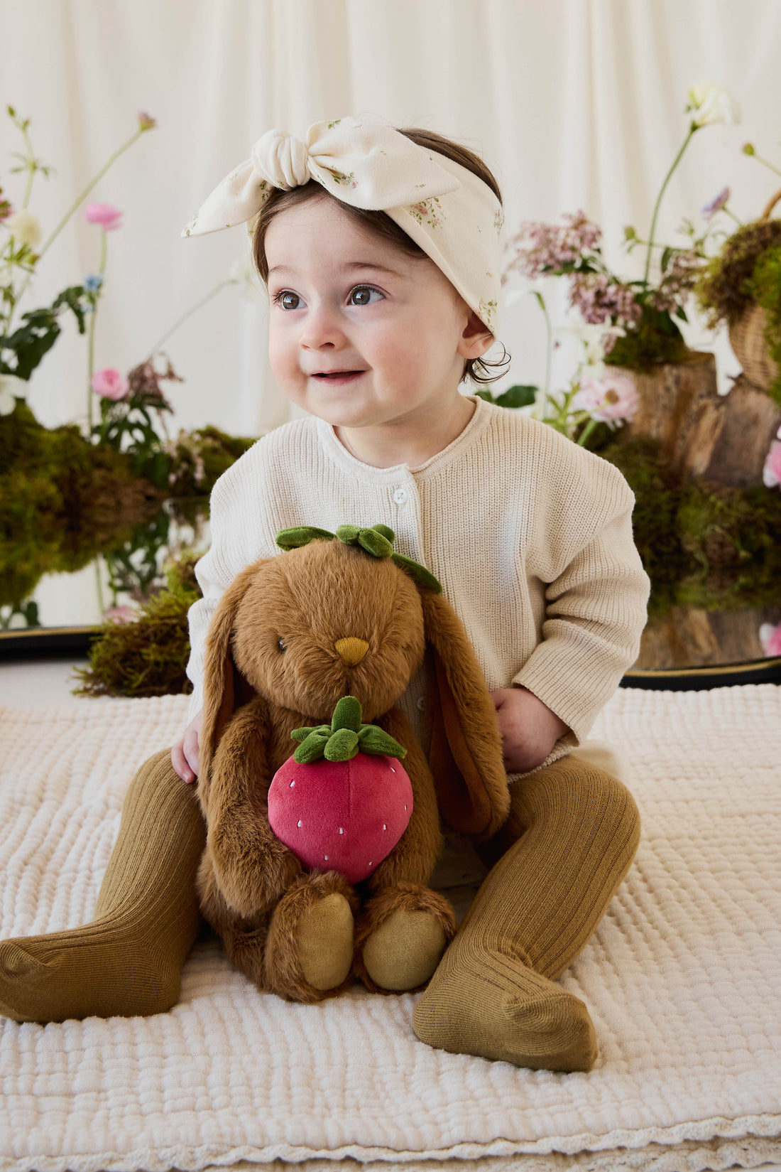 Snuggle Bunnies - Strawberry Penelope - Oak Childrens Toys from Jamie Kay NZ