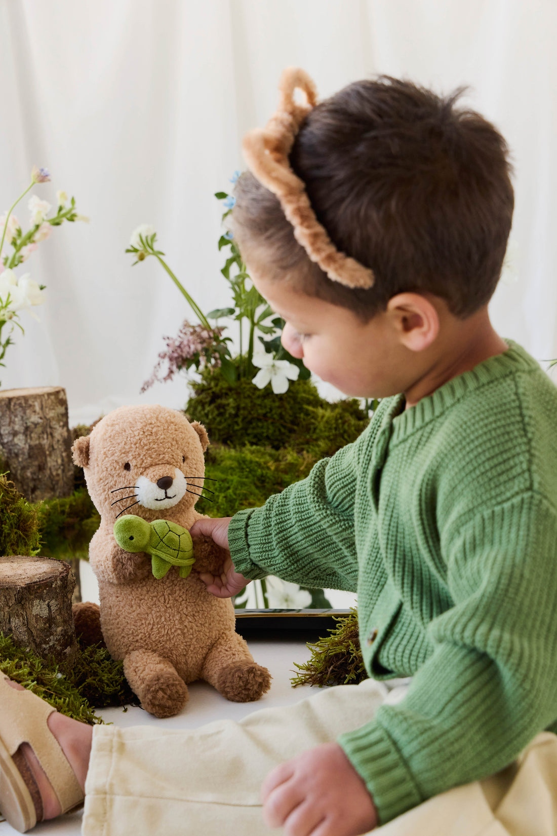 Snuggle Bunnies - Ollie the Otter - Cocoa Childrens Toys from Jamie Kay NZ