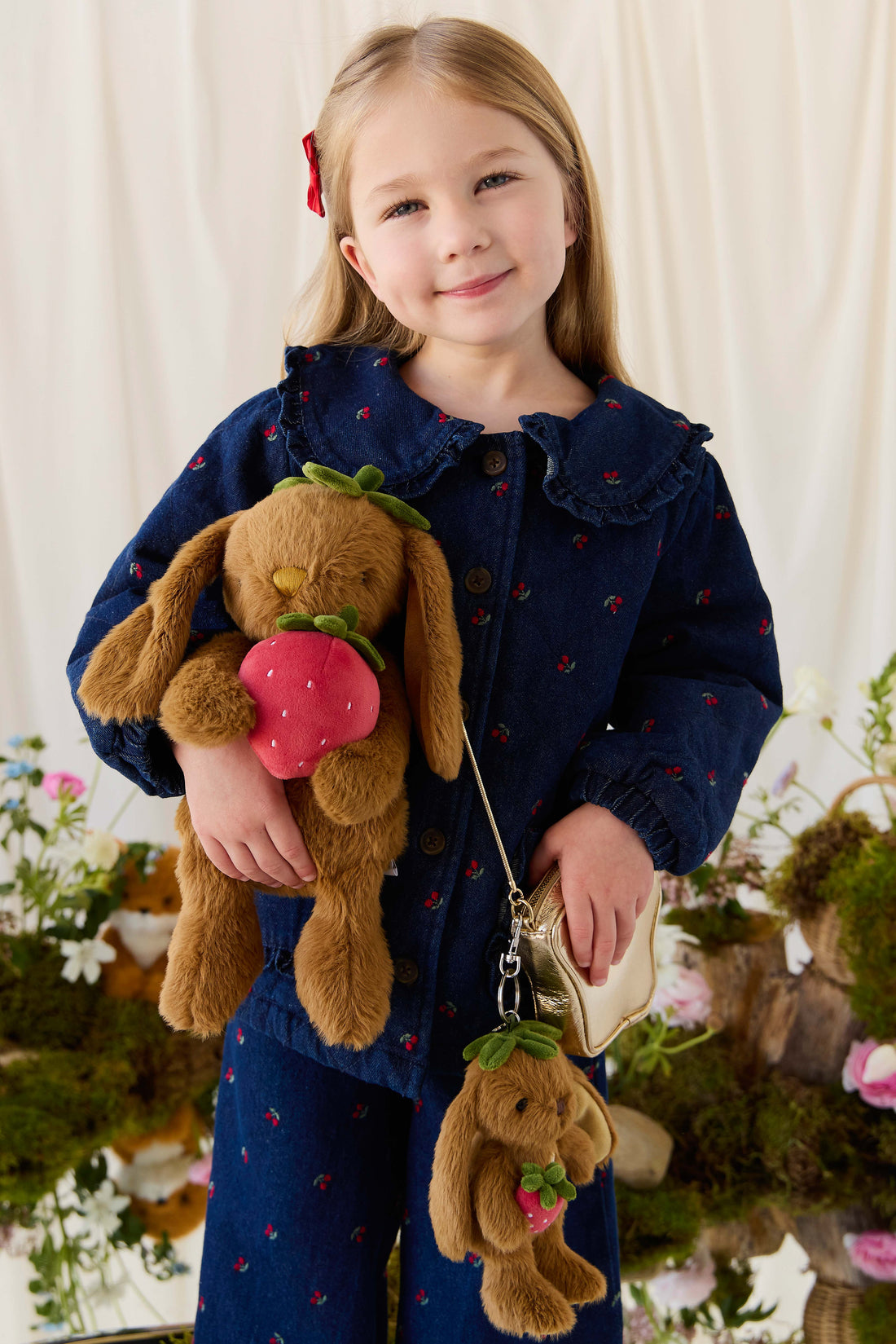 Snuggle Bunnies - Strawberry Penelope - Oak Childrens Toys from Jamie Kay NZ