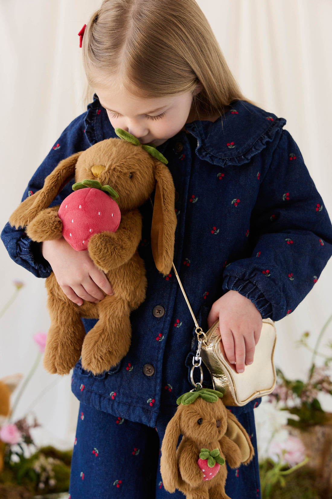 Snuggle Bunnies - Strawberry Penelope - Oak Childrens Toys from Jamie Kay NZ