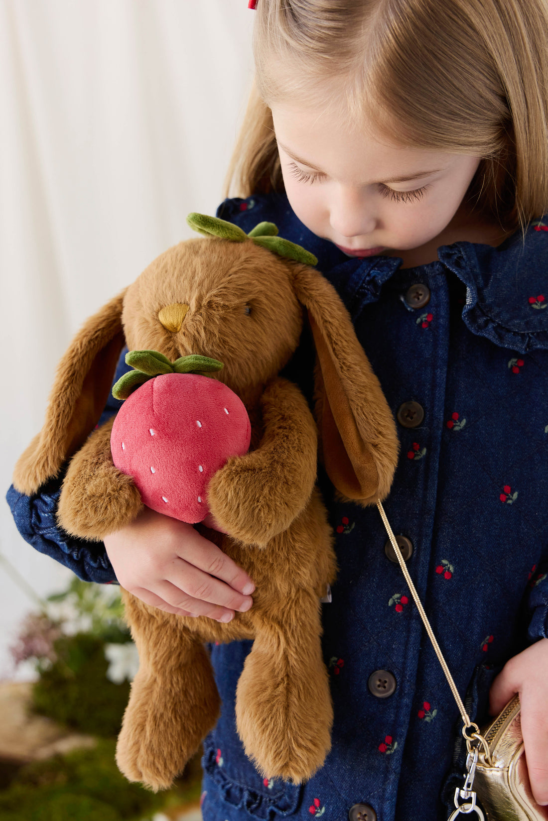 Snuggle Bunnies - Strawberry Penelope - Oak Childrens Toys from Jamie Kay NZ