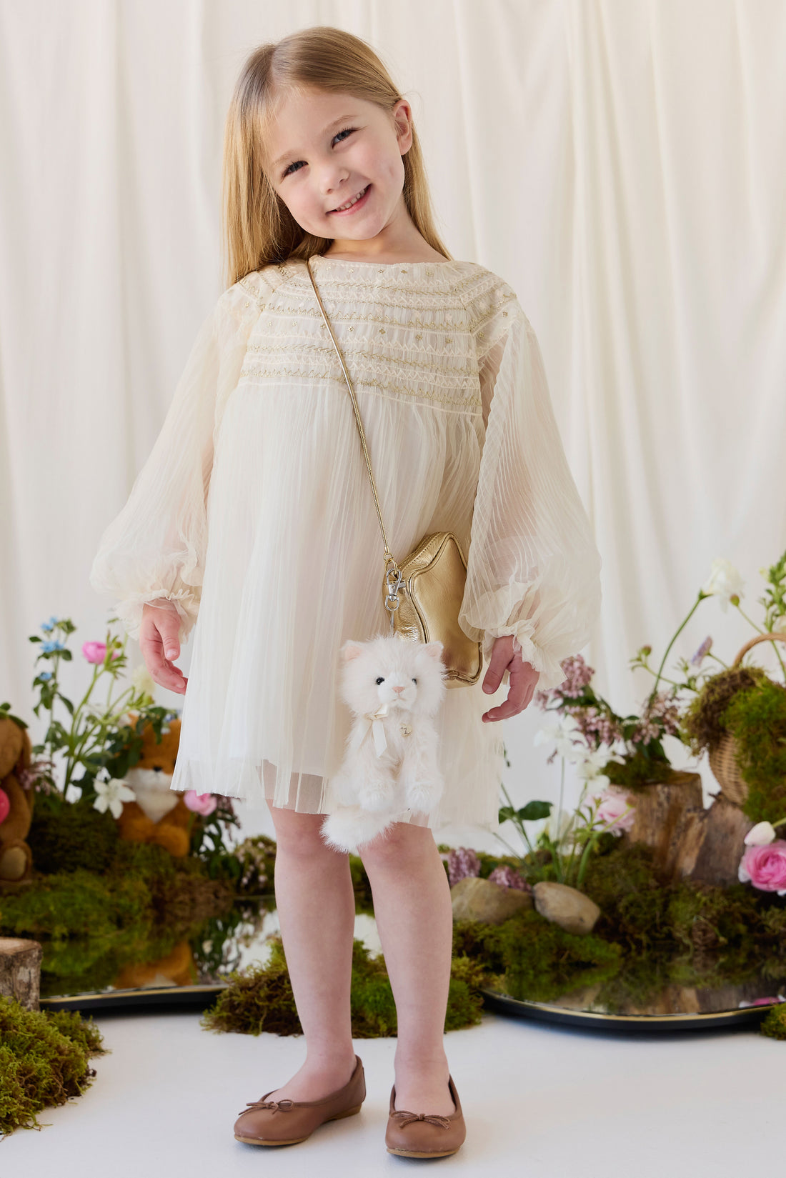 Snuggle Bunnies - Moon Keyring - Snow Childrens Toy from Jamie Kay NZ