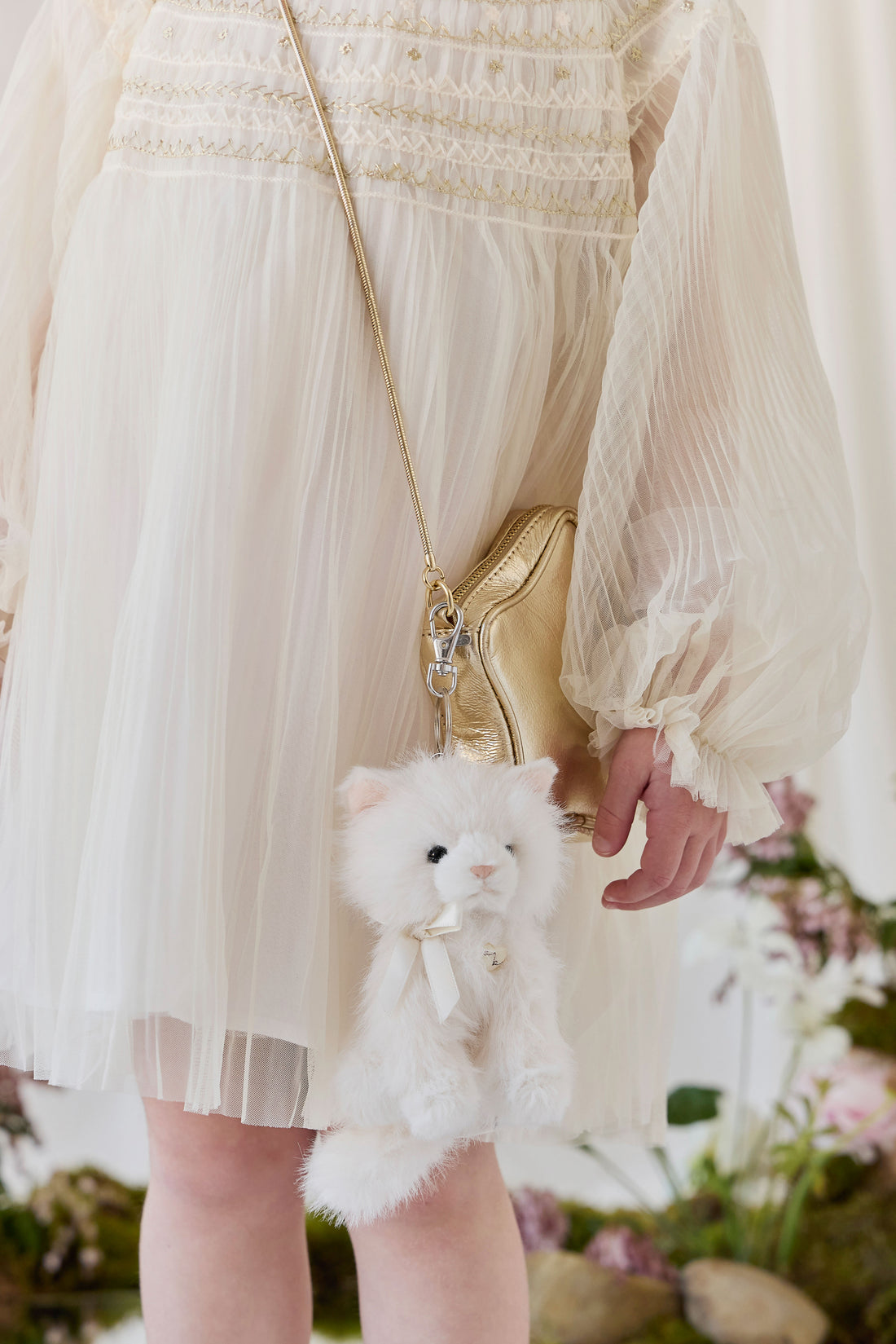 Snuggle Bunnies - Moon Keyring - Snow Childrens Toy from Jamie Kay NZ
