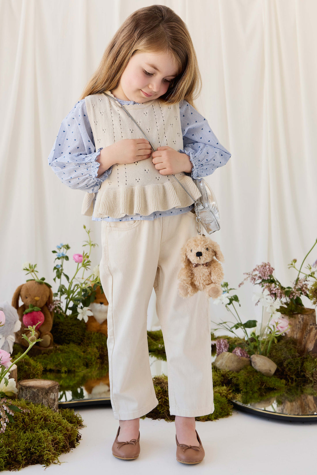 Snuggle Bunnies - Honey Keyring - Honey Childrens Toys from Jamie Kay NZ