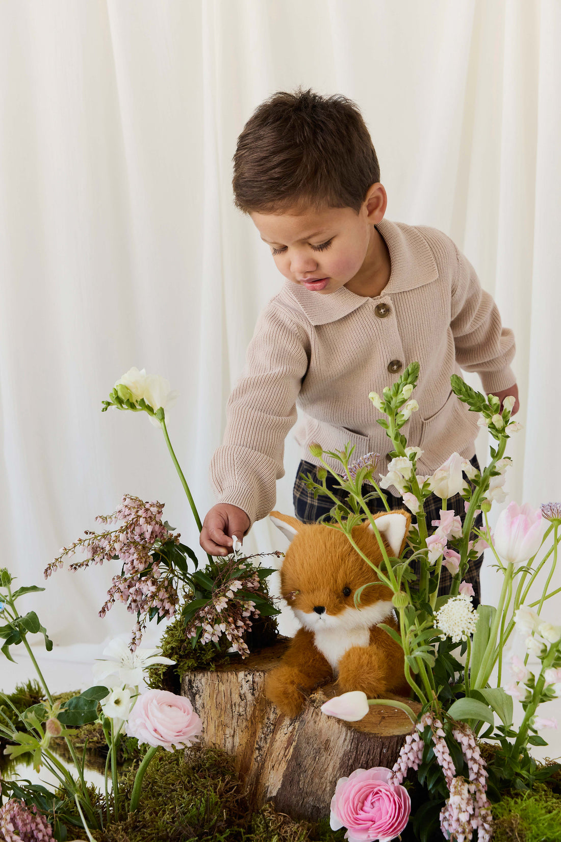 Snuggle Bunnies - Archie the Fox - Natural Childrens Toys from Jamie Kay NZ