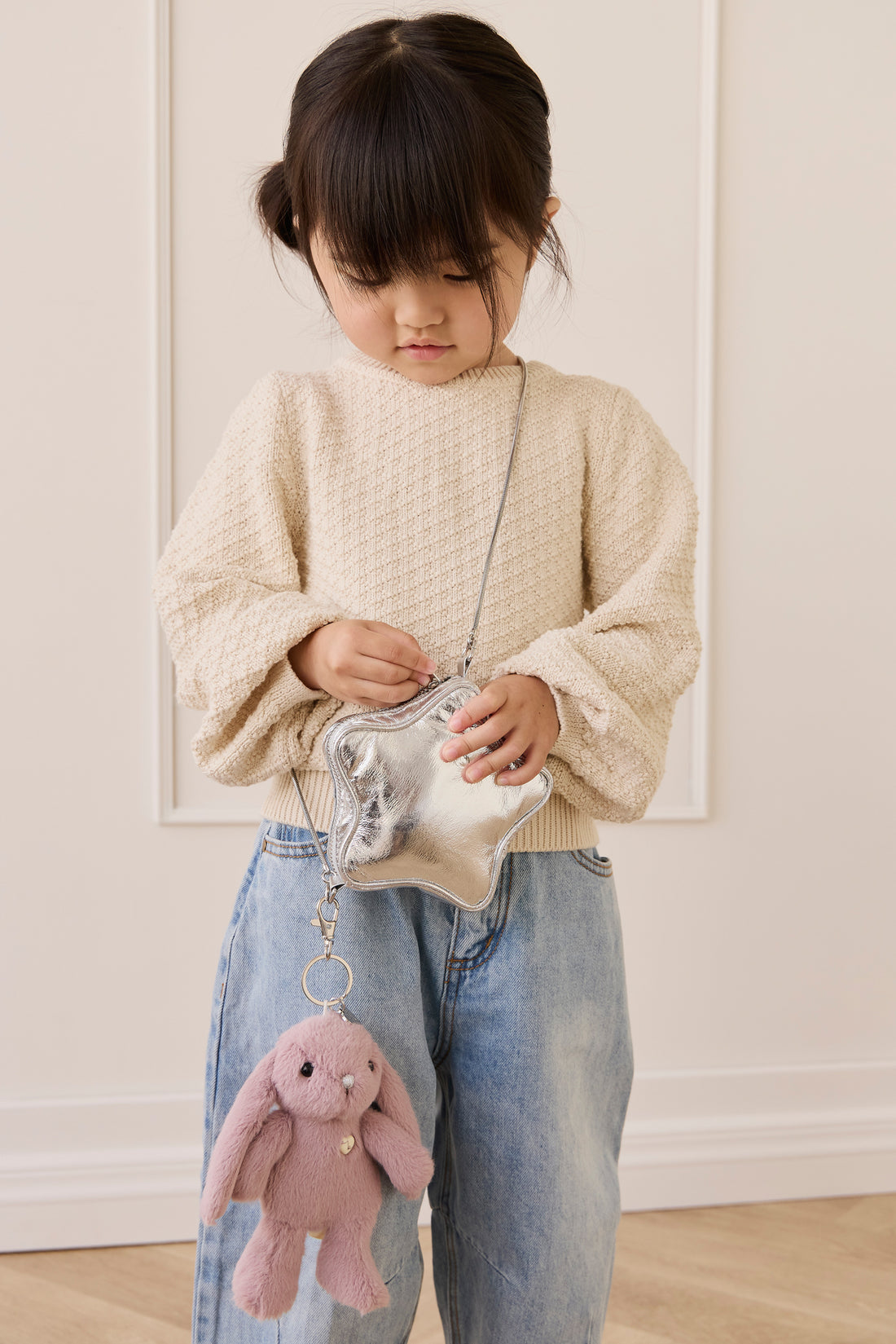 Snuggle Bunnies - Penelope Keyring - Periwinkle Childrens Toys from Jamie Kay NZ