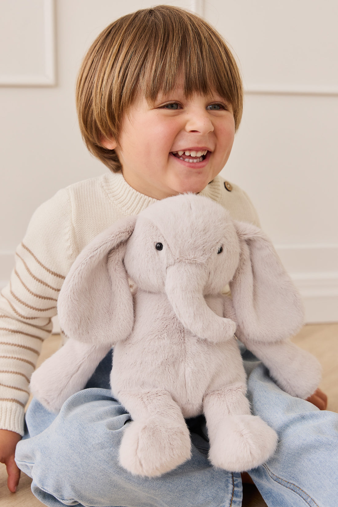 Snuggle Bunnies - Olive The Elephant Childrens Toy from Jamie Kay NZ