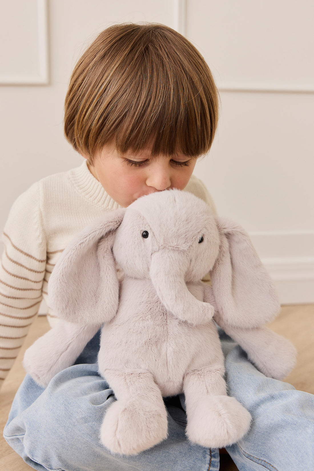 Snuggle Bunnies - Olive The Elephant Childrens Toy from Jamie Kay NZ