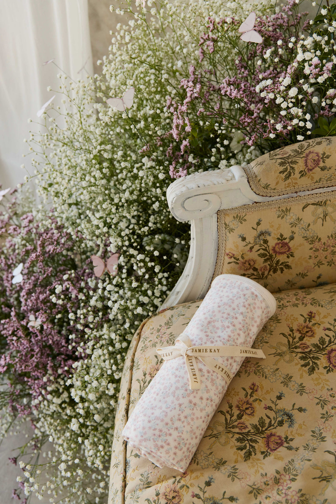 Organic Cotton Murphy Wrap - Posy Milk Childrens Blanket from Jamie Kay NZ